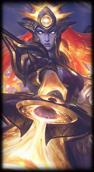 Eternal Aspect Leona loading screen art