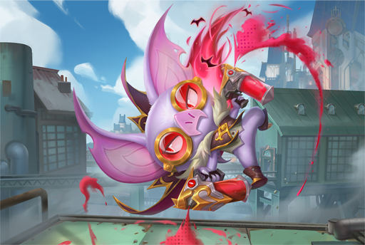 Crimson Circle Scribble