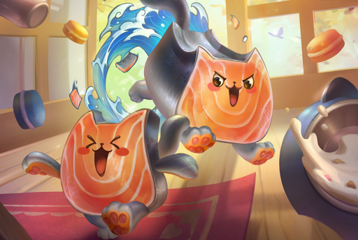Salmon Doughcat