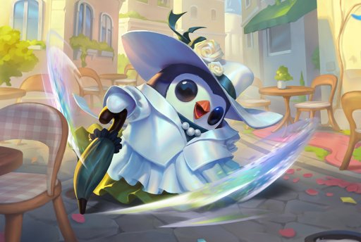Pengu with a Parasol