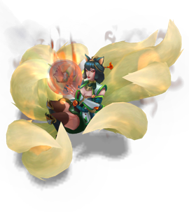 Foxfire Ahri Emerald chroma