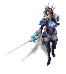 Battle Queen Fiora Sapphire chroma