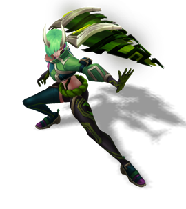 Inkshadow Kai'Sa Emerald chroma