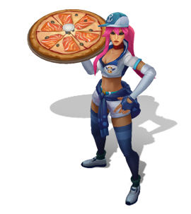 Pizza Delivery Sivir Aquamarine chroma