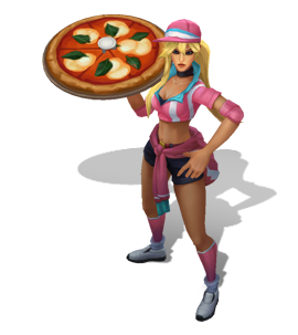 Pizza Delivery Sivir Rose Quartz chroma