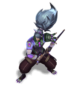 Battle Wolf Yasuo Amethyst chroma