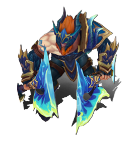 Dragonslayer Olaf Sapphire chroma
