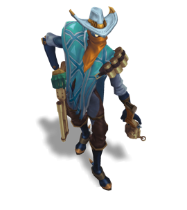 High Noon Jhin Turquoise chroma