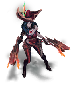 Ruined Miss Fortune Ruby chroma