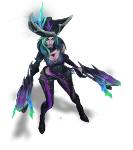 Ruined Miss Fortune Obsidian chroma