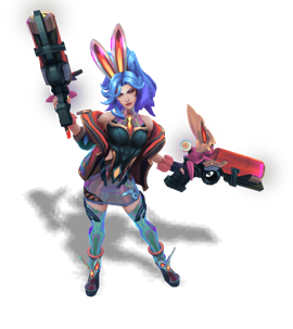 Battle Bunny Miss Fortune Ruby chroma
