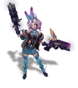Battle Bunny Miss Fortune Obsidian chroma