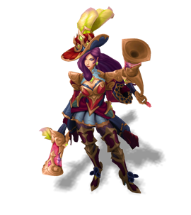 Battle Queen Miss Fortune Ruby chroma