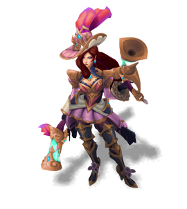 Battle Queen Miss Fortune Rose Quartz chroma