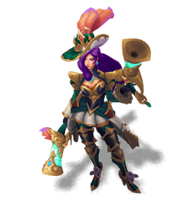 Battle Queen Miss Fortune Emerald chroma