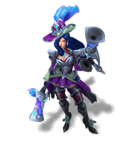 Battle Queen Miss Fortune Tanzanite chroma