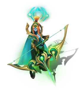 Cosmic Queen Ashe Emerald chroma