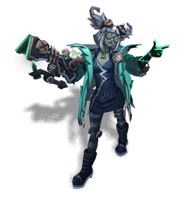 Fright Night Zeri Turquoise chroma