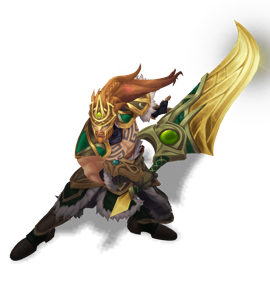 Victorious Tryndamere Gold chroma