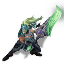 Victorious Tryndamere Emerald chroma
