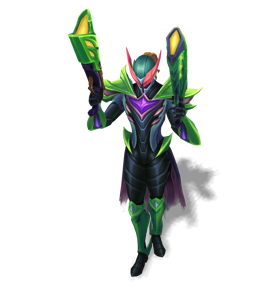 Masked Justice Lucian Emerald chroma