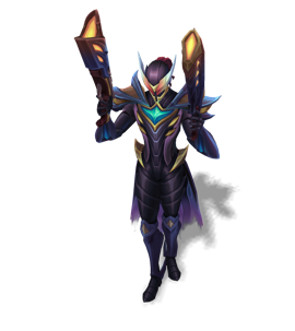 Masked Justice Lucian Obsidian chroma