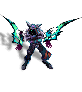 Soul Fighter Shaco Turquoise chroma