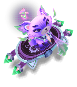 Cyber Cat Yuumi Amethyst chroma