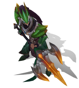 Dragonslayer Xin Zhao Emerald chroma