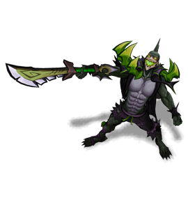 Fright Night Pyke Emerald chroma