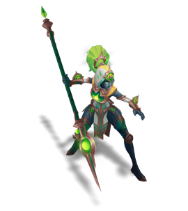 Cosmic Huntress Nidalee Emerald chroma