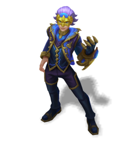 Masque of the Black Rose Ezreal Sapphire chroma